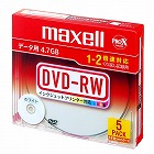 ４．７ＧＢ　ＤＶＤ‐ＲＷ（２倍速／５枚）