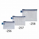 カード／　８０ｘ１１５ｍｍ　メッシュケース（ブルー）