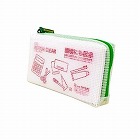 通帳／１００ｘ１８０ｘ３０ｍｍ　メッシュケース（グリーン）