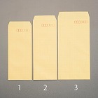 ９０ｘ２０５ｍｍ／長４　クラフト封筒（郵便枠あり）
