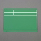 １８０ｘ１７０ｍｍ　ボード（枠のみ）　グリーン