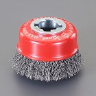 ７５ｍｍ／Ｘ‐ＬＯＣＫ　ワイヤーブラシ（カップ型／スチール製）