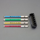 ４本組　［＋‐］細軸ドライバービット（ショート防止）