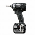 ＤＣ１４．４Ｖ　インパクトドライバー（バッテリー２個付／黒）