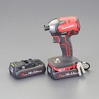 ＤＣ１８．０Ｖ／３．０Ａｈ　インパクトドライバー（赤／充電式）