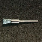 ８ｍｍ　／３．０ｍｍ軸　エンド型軸付ブラシ（スチール製）