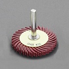 ７６．２ｘ６ｍｍ／＃２２０　軸付特殊樹脂ディスク