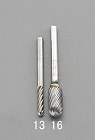 ３．０ｘ１３ｘ３８ｍｍ／３ｍｍ軸　超硬カッター（ステンレス用・快削）
