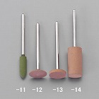 １２ｘ　２ｍｍ　軸付ゴム砥石（２．３４ｍｍ軸）