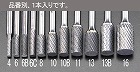 ６　ｘ１９ｘ５０ｍｍ／６ｍｍ軸　超硬カッター