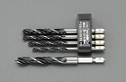 ４．０‐１０．０ｍｍ／　５本組　六角軸ドリル（木工用）