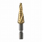 ４‐１２ｍｍ　ステップドリル（１／４”六角軸・ＨＳＳ）