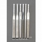 ５．１ｘ１．９ｘ８５ｍｍ　ダイヤモンド鑢（半丸・ショート／＃２００）