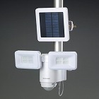 ２灯　防雨型ＬＥＤセンサーライト（ソーラー式）
