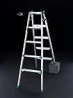 １．４２ｍ　はしご兼用脚立（ワイドステップ／伸縮脚）