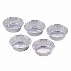 φ１２５ｘ４０ｍｍ　アルミ皿（５０枚）