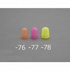 φ１６ｍｍ　ゴム製シンブル（ピンク／２個入）