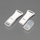 ４８ｘ２０ｘ８ｍｍ超薄型ホイッスル（白／キャップ付／１０個）
