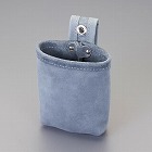 １５０ｘ８０ｘ１９５ｍｍ　小物入れ（黒染／ヌバック革）