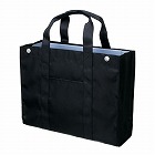 ２６５ｘ３５０ｘ１１０ｍｍ　オフィス用トートバック（ブラック）