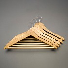 ４４５ｘ７５ｘ２３０ｍｍ　ハンガー（木製／５本）
