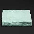 １８０ｘ２８０ｍｍ　タオルぞうきん（緑／１０枚）