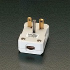 ＡＣ２５０Ｖ／２０Ａ　Ｌ型プラグ（平型ケーブル用）