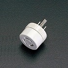 ＡＣ１２５Ｖ／１５Ａ　接地２Ｐ→２Ｐ　引掛け変換アダプター