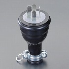 ＡＣ２５０Ｖ／２０Ａ　防水型プラグ（接地３Ｐ）