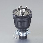 ＡＣ２５０Ｖ／２０Ａ　防水型プラグ（接地３Ｐ）