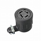 ＡＣ２５０Ｖ／２０Ａ　引掛ゴムコネクター（接地３Ｐ）