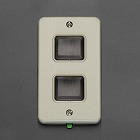 防雨スイッチプレート（２個用）