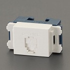 電話線モジュラジャック　（６極４心）