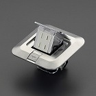 １２５Ｖ／１５Ａ　フロアーコンセント／角型（２口）