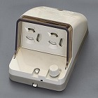 １２５Ｖ／１５Ａ　防水コンセント（接地抜止２個）