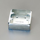 １２４ｘ１２０ｘ５０ｍｍ　露出スイッチボックス（ハブ無／２個用）