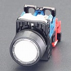 ２２／２５ｍｍ　押しボタンスイッチ（ＬＥＤ／白）