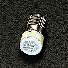 ＡＣ／ＤＣ１２Ｖ／Ｅ１０（２３ｍｍ）　ＬＥＤランプ（アンバー）