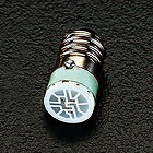 ＡＣ／ＤＣ２４Ｖ／Ｅ１０（２３ｍｍ）　ＬＥＤランプ（グリーン）