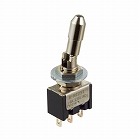 １２５Ｖ／６Ａ　２極双投トグルスイッチ（レバーロック型）