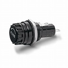 ２５０Ｖ／３０Ａ［１０．３１ｘ３８．１ｍｍ］　ヒューズホルダー（筒型）
