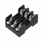 ２５０Ｖ／１０Ａ／３極［６．４ｘ３０ｍｍ］　ヒューズホルダー（横型）