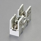 ２５０Ｖ／１０Ａ［５．２ｘ２０ｍｍ］　ヒューズホルダー（横型連結）