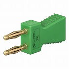 φ２ｍｍｘ　６ｍｍ　ジャンパプラグ（緑）