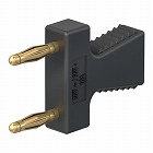 φ２ｍｍｘ１２ｍｍ　ジャンパプラグ（黒）