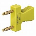 φ２ｍｍｘ１２ｍｍ　ジャンパプラグ（黄）