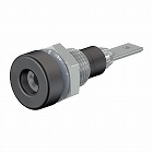 φ２ｍｍ／Ｍ　６　パネルマウントソケット（黒）