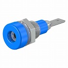 φ２ｍｍ／Ｍ　６　パネルマウントソケット（青）