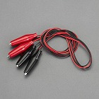 １０００ｍｍ／０．５ｍｍ２　テストリード（両端クリップ／２本）