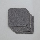 ８０ｘ８０ｍｍ　滑り止めシート（屋外用・黒／５枚）